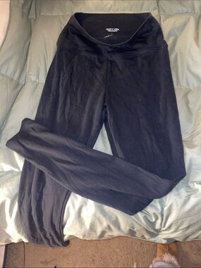 Simply Vera Vera Wang Black Leggings with Wide Waistband